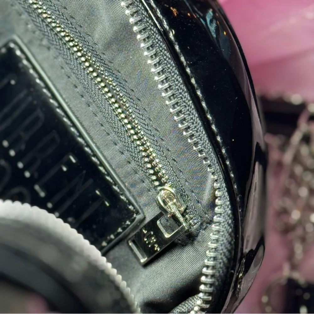 Dolls Kill / Current Mood / Black and White Ying Yang Crossbody Bag - Picture 4 of 10